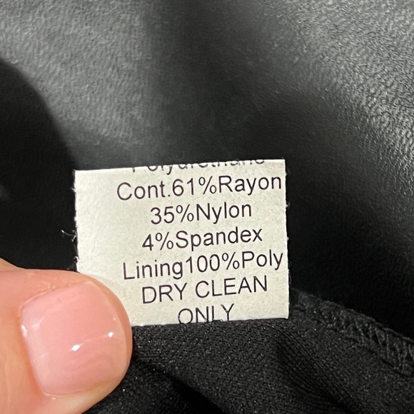 Bailey | 44 Off shoulder Pleather cocktail dress - Picture 5 of 6